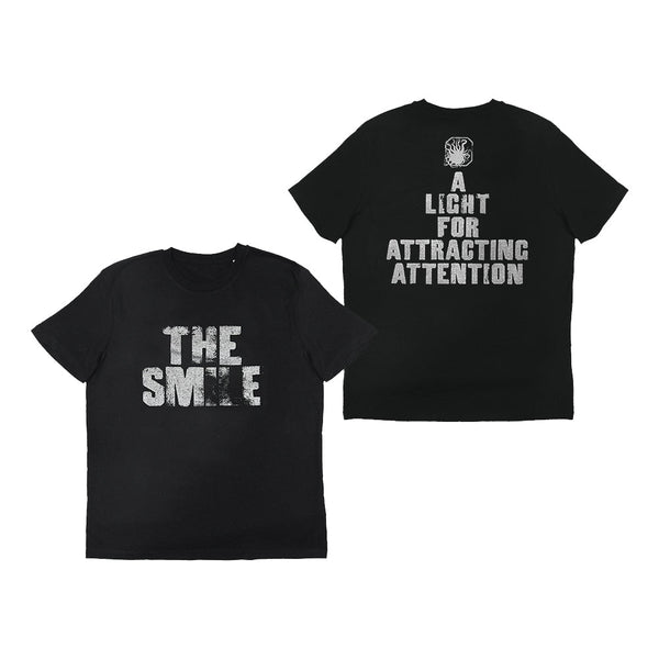 The Smile Reflective Logo Black T-shirt
